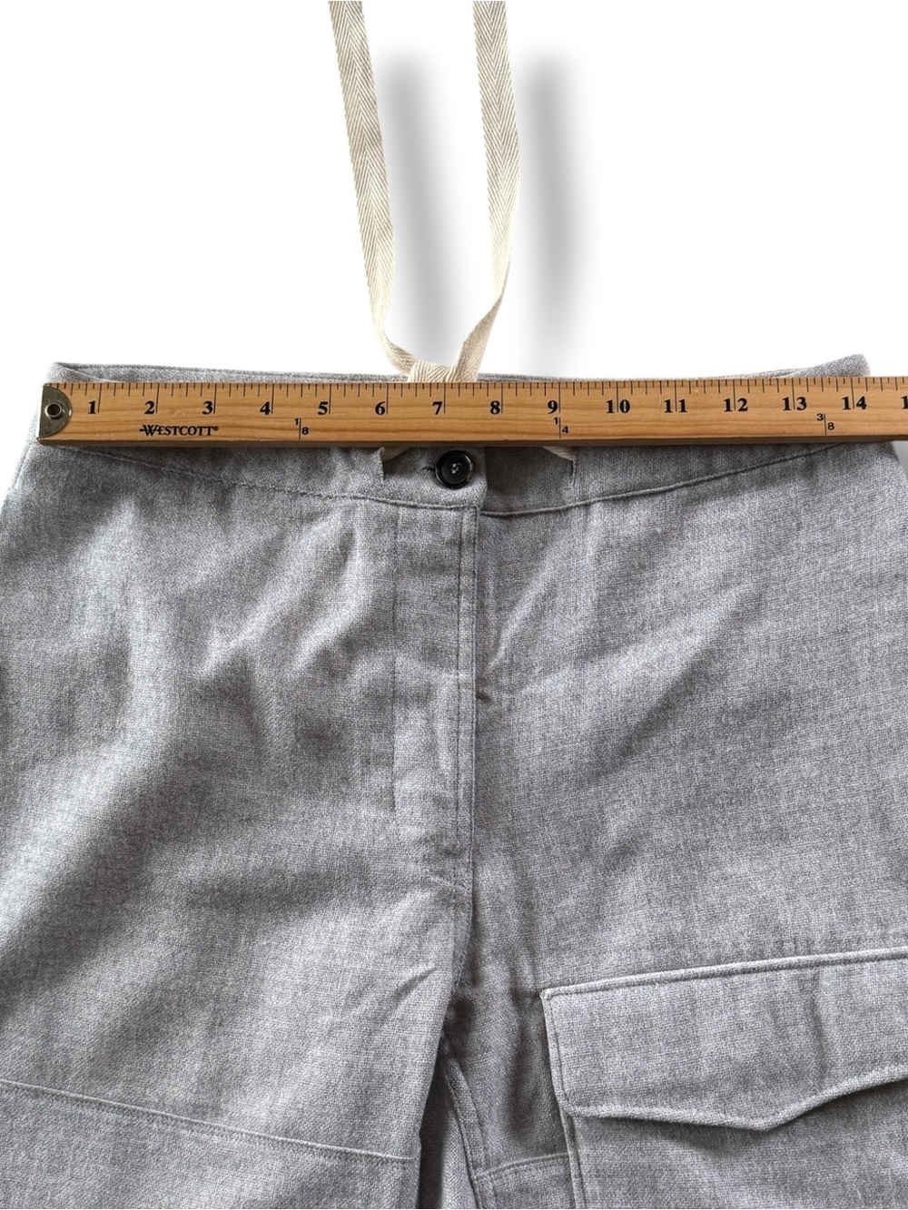 Billy Reid Wool Cargo Trouser Pants Gray Size XS - Picture 5 of 8